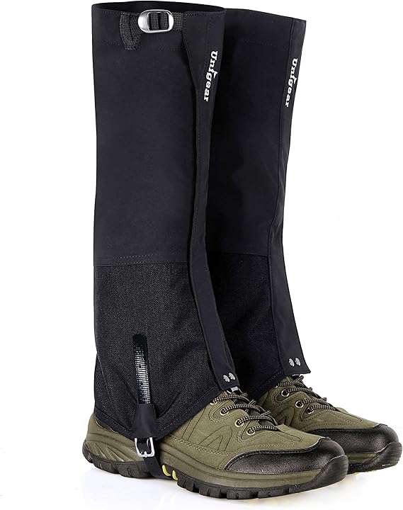 Unigear Snow Gaiters for Hiking,Waterproof Boot Leg Gaiters for Walking