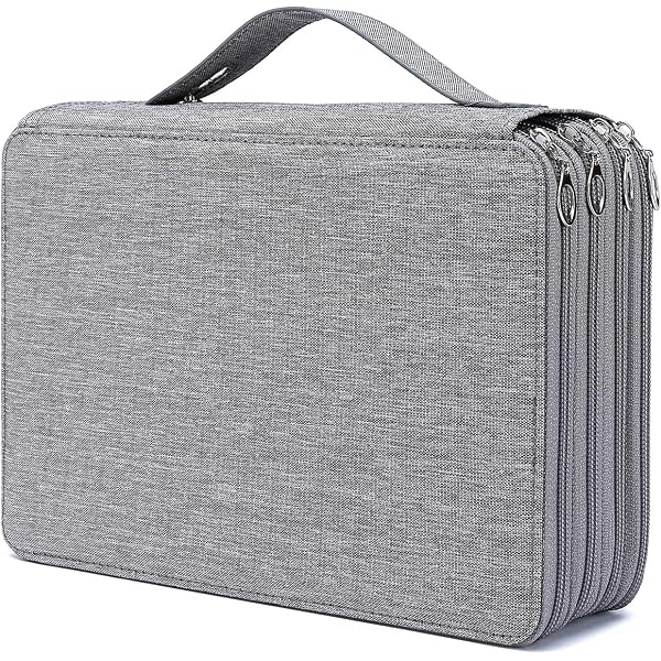 Amazon.com: YOUNGCOL 200 Slots Colored Pencil Case - Deluxe Oxford