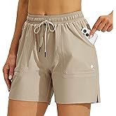 Willit Women's 5" Hiking Shorts Golf Athletic Outdoor Shorts Quick Dry Workout Summer Water Shorts with Pockets