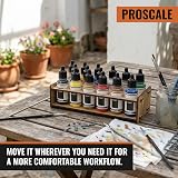 PROSCALE Mini Paint Rack 26mm Dropper Bottles Portable Organizer view 3