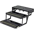 Kwikee 32 Series Electric Step Frame Assembly for RV, Travel Trailers, and Motorhomes, Hidden Light, 8.5" Step Rise, Anti-Slip Surface, Heavy-Gauge Steel Construction - 3722618
