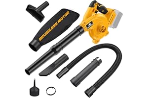 SUMYOUNG Cordless Leaf Blower for Dewalt 20V Max Battery,Electric Jobsite Air Blower with Brushless Motor,6 Variable Speed Up to 180MPH,2-in-1 Handle Electric Blower and Vacuum Cleaner(Battery Not Included)
