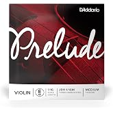 D'Addario Prelude Violin String Set, 4/4 Scale, Light Tension