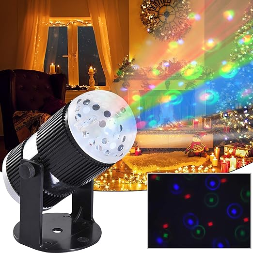 Godyluck - Proyector LED navideño para Interior, Rojo, Verde y ...