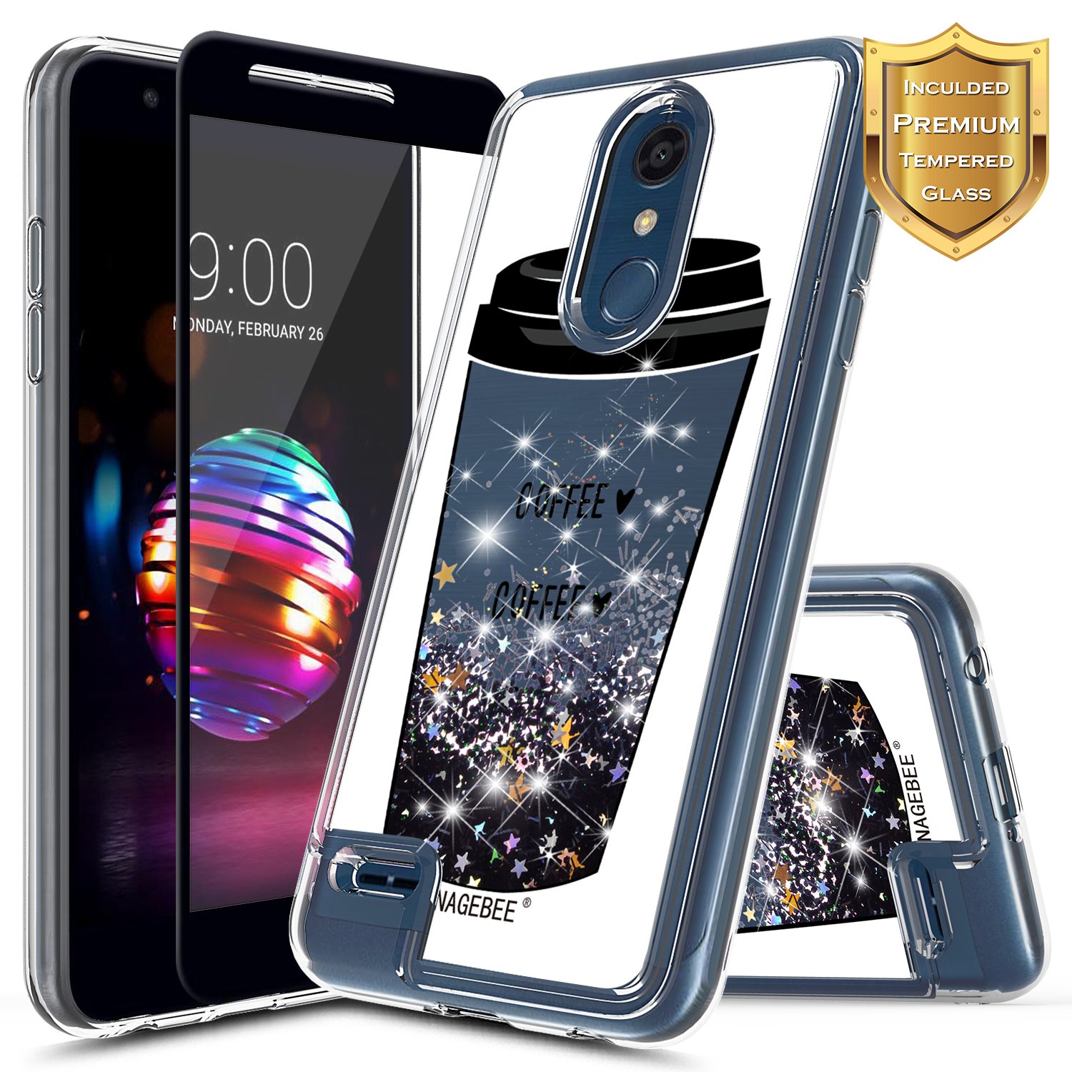 Best bling rhinestone phone case for lg phoenix 2