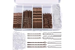 Watelife 300pcs Bobby Pins Hair Pins Kit,Hair Pins for Buns 2inch 2.36inch, Bobby Pins for Women and girl 2inch, 2.75inch,U S