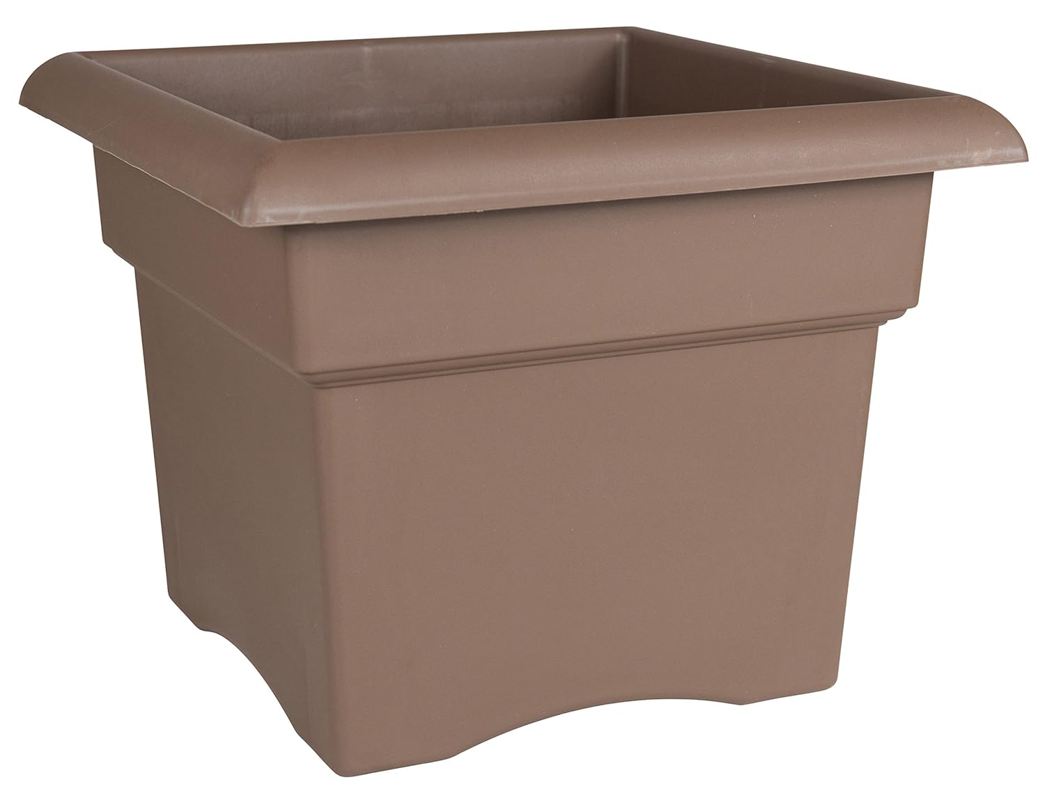 Bloem 457185-1001 Veranda Deck Box Planter, Chocolate