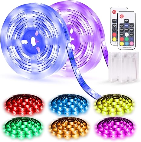 led lights for room battery operated