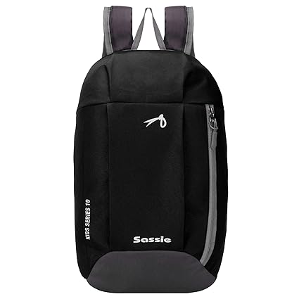 SassieKids Series 10 LTR Black Casual Backpack I Bagpack (SSN-1094)
