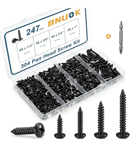 Amazon.com: Kawasaki Screw Black Big Head Multi Fit 6x14mm 92172