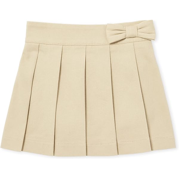 Amazon.com: ToBeInStyle Girl's Box Pleated Uniform Skort