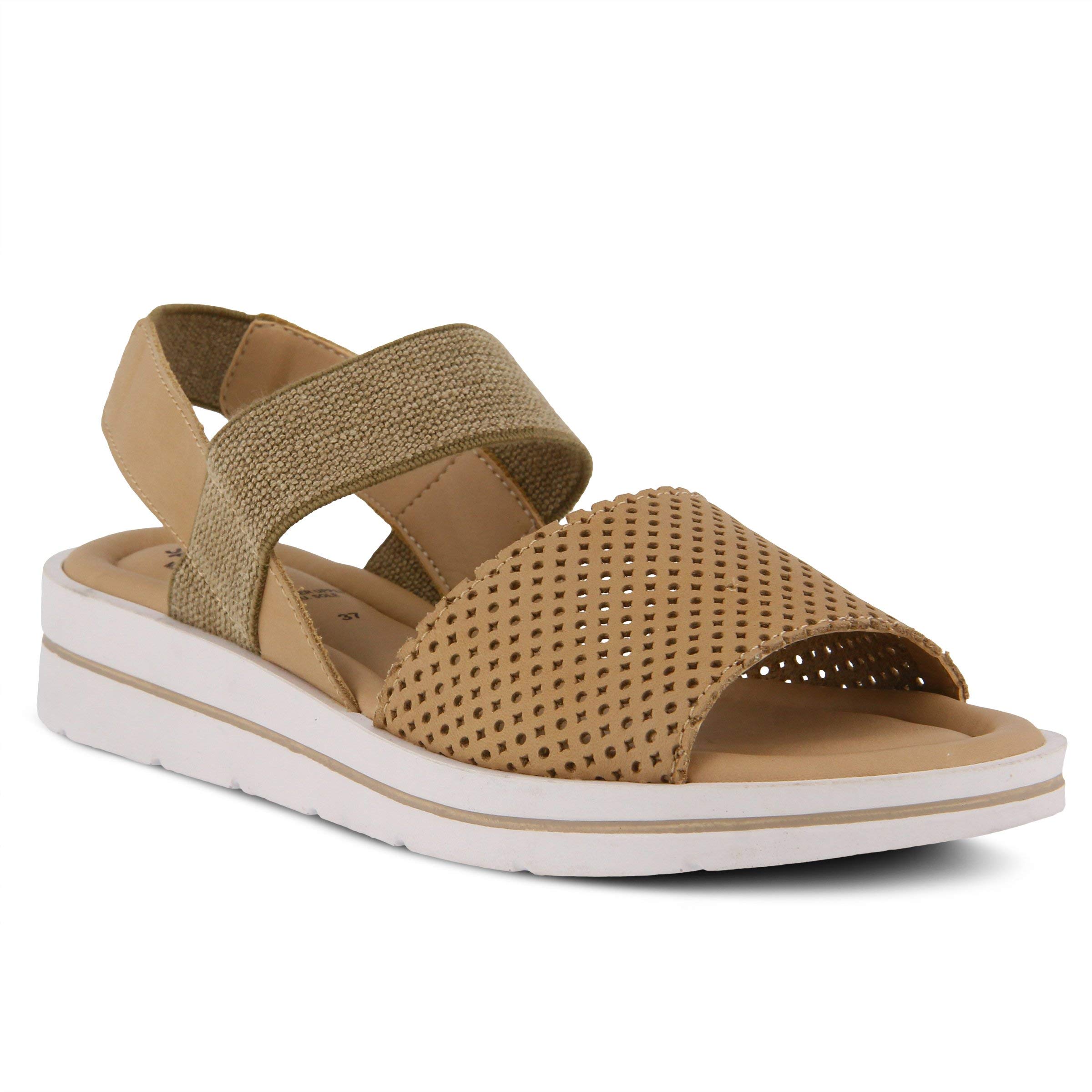 Photo 1 of Spring Step womens TRAVEL Flat Sandal, BEIGE, 9 M US