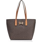 H HALSTON womens Tara Open-top Tote Bag