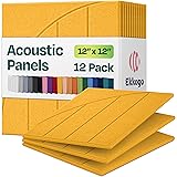 Ekkogo Acoustic Panels 12-Pack Soundproof Wall