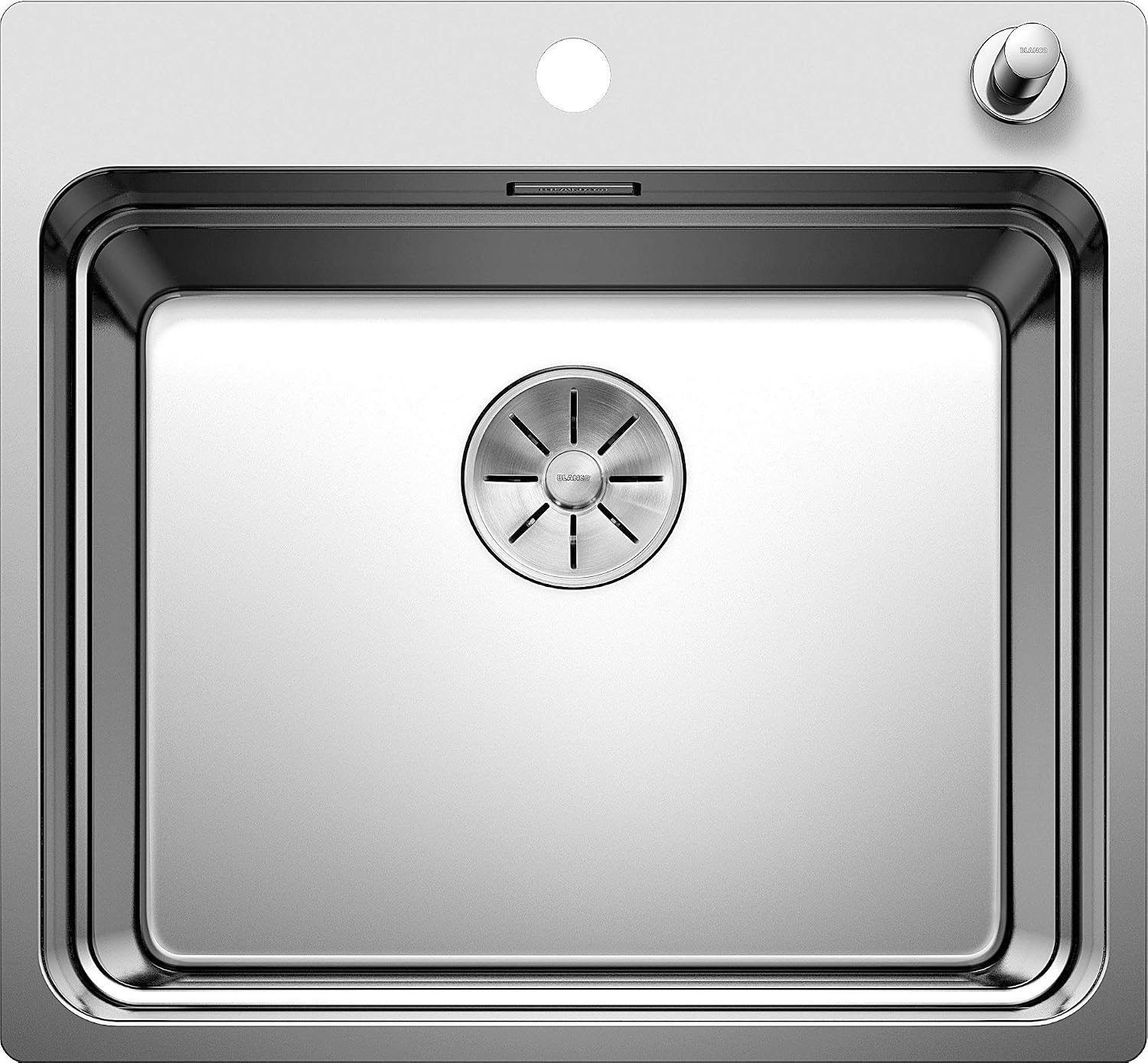 BLANCO ETAGON 521748 AA8500-IF/A Base Cabinet Sink for 60 cm Base Cabinet, Stainless Steel Satin Finish