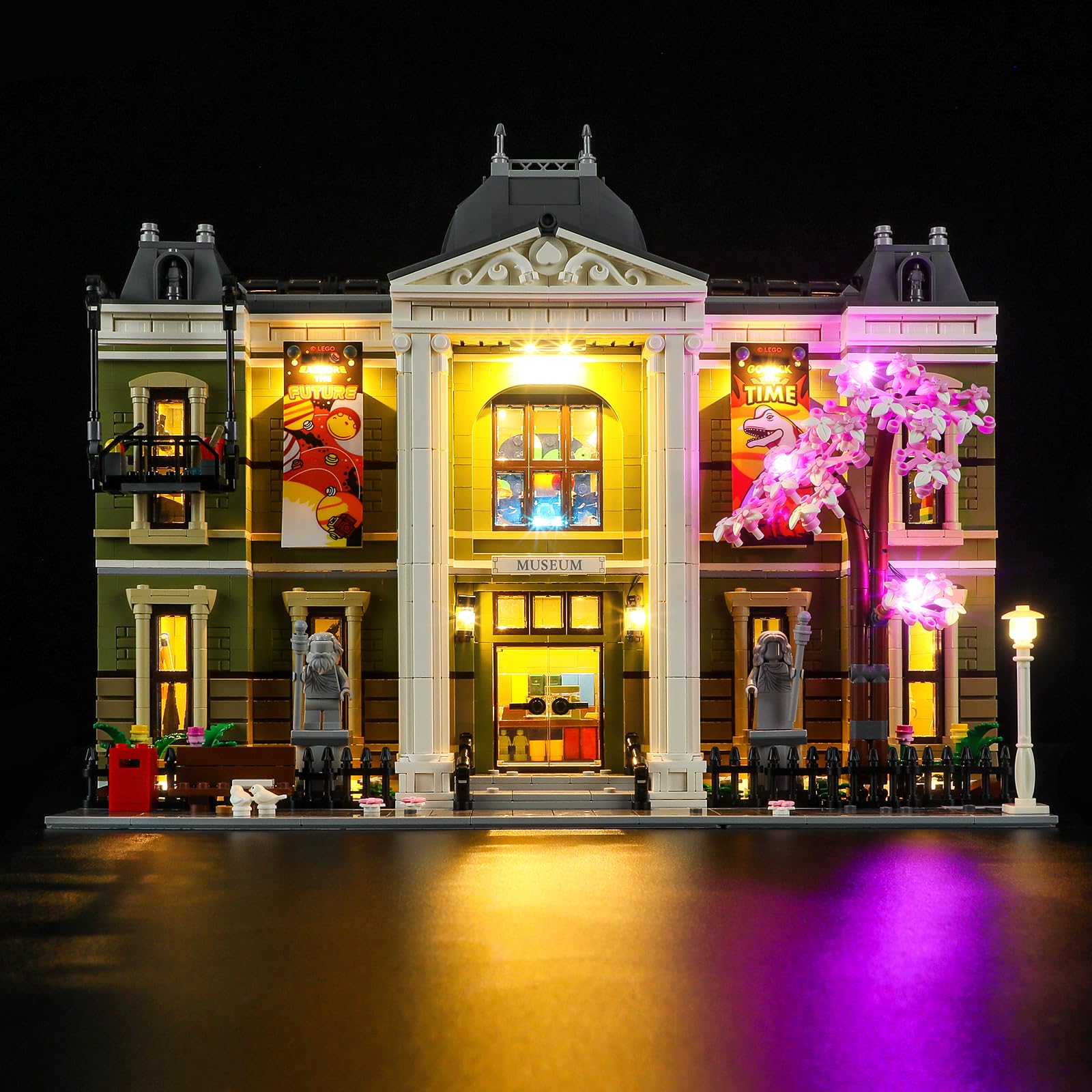 YEABRICKS LED Light for Lego-10326 icons Natural History Museum Building Blocks Model (Lego Set NOT Included)