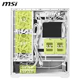 MSI MAG PANO 110R PZ White Mid-Tower Gaming Case supports 400mm GPU view 5
