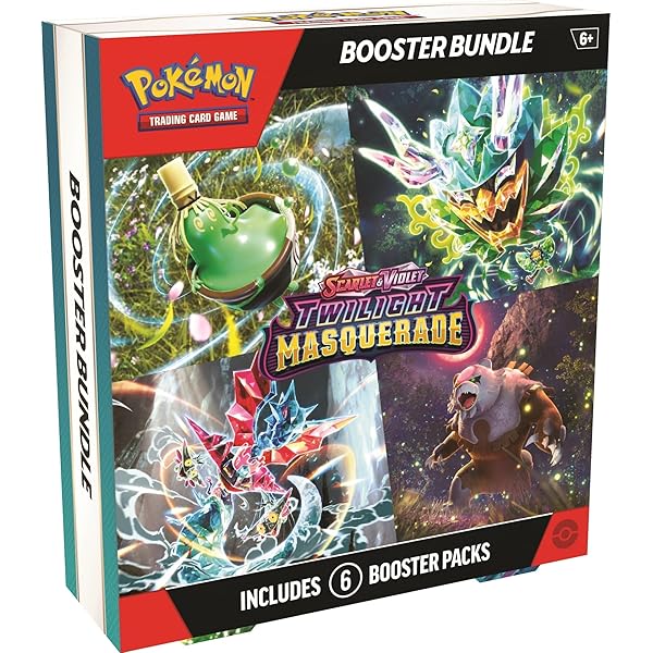 Amazon.com: Pokémon TCG: Scarlet & Violet, Collectible Cards Twilight  Masquerade Booster Display Box (36 Boosters) : Everything Else