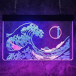MiMaik The Great Wave Off Kanagawa LED Neon