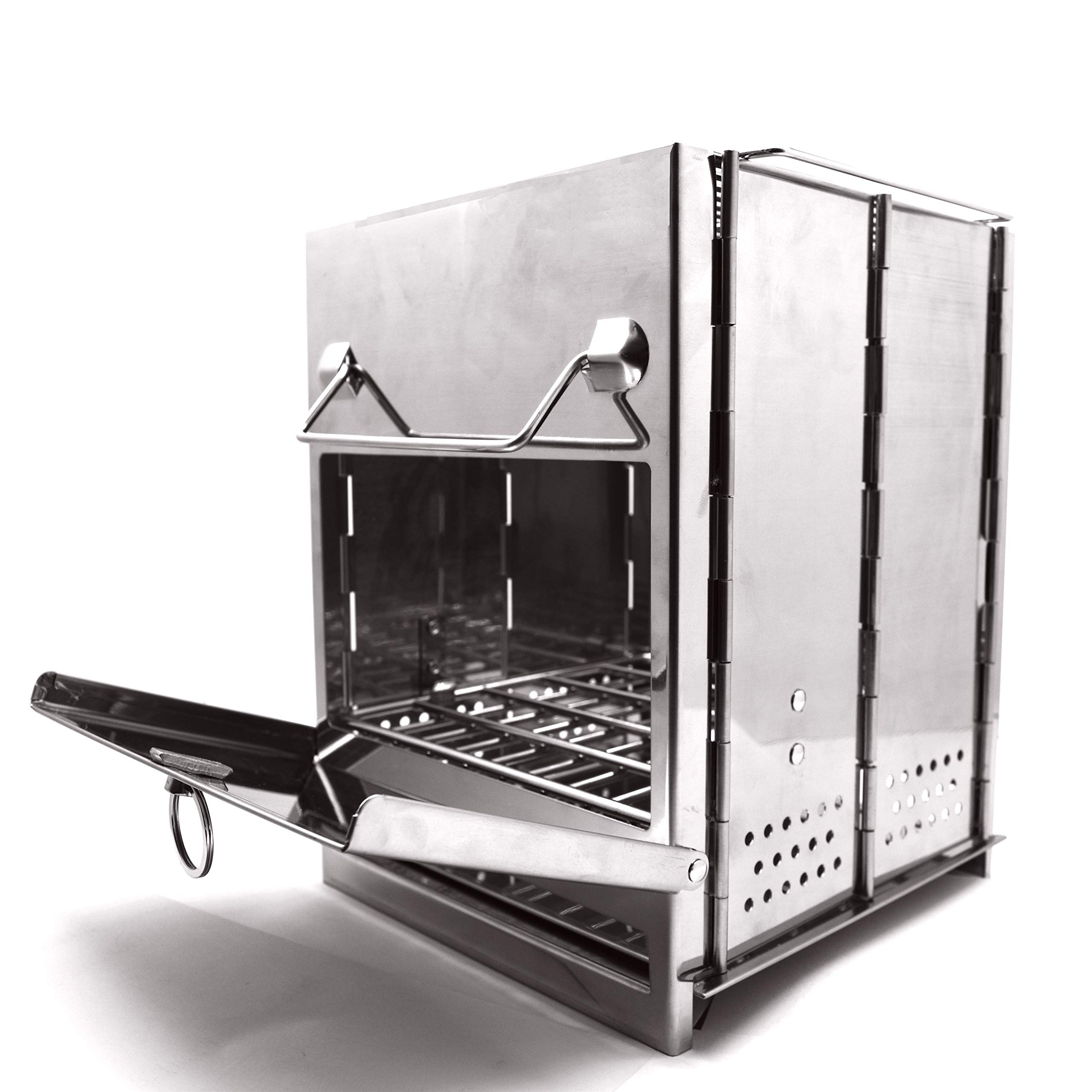 Fullerkreg Outdoor cooker V2 made of stainless steel - practical, compact and lightweight camping stove for on the go