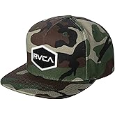 RVCA Men's Adjustable Snapback Straight Brim Hat | A classic, versatile cap design with an adjustable snapback closure