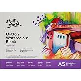 Mont Marte A5 Watercolour Paper Block, 12 Sheets, 300gsm