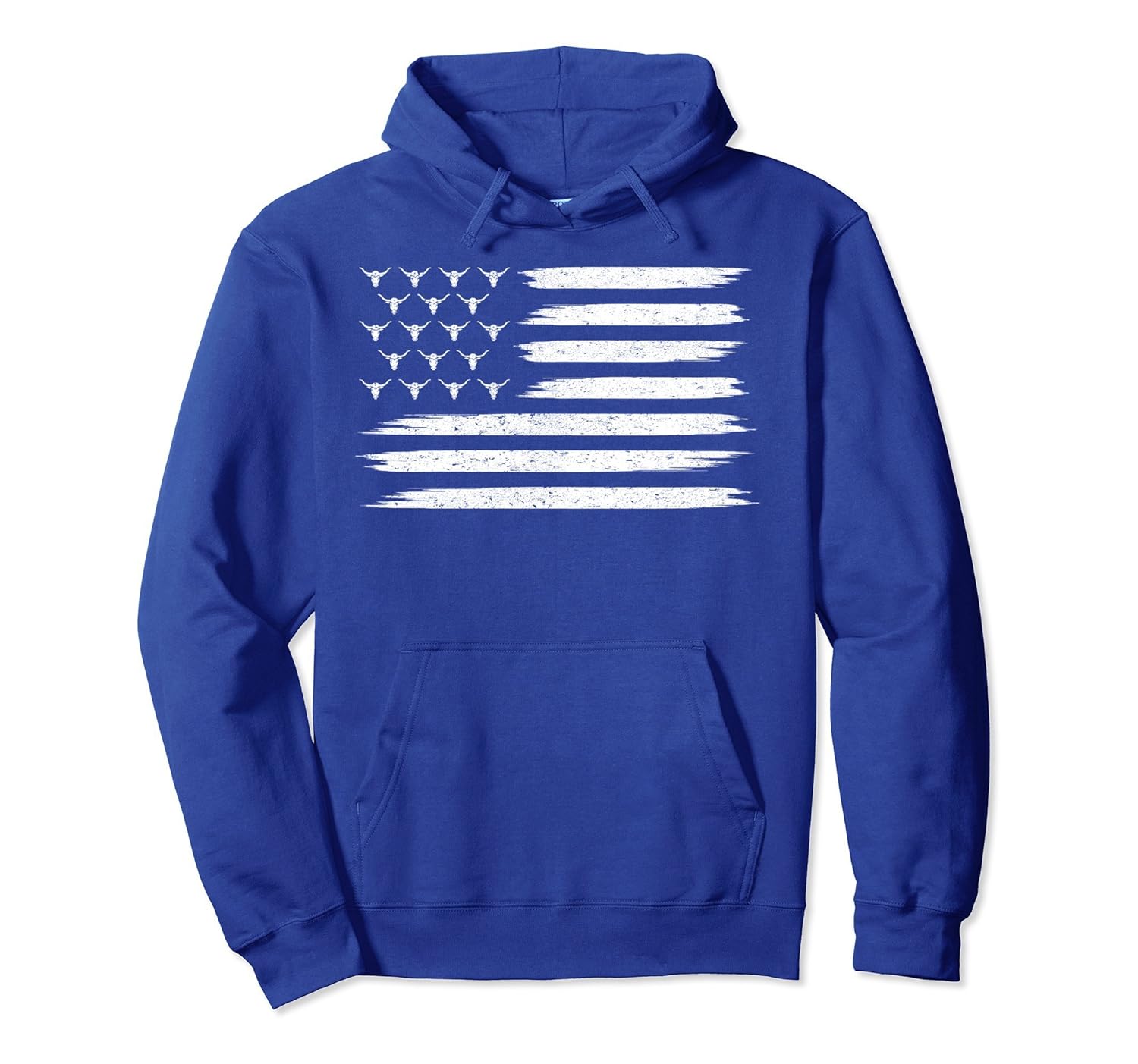 Texas United Bulls Flag Icon Hoodie-anz