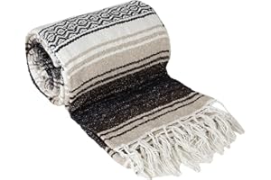 Canyon Creek Authentic Mexican Yoga Falsa Blanket (Light Brown)