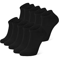 6-Pack Men's No-Show Socks - Low Cut Athletic Ankle Socks (Sizes 8-12)