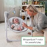 Ingenuity Portable Swing 2 Go Endless Bloom 6 Speeds 10 Melodies 2 Toys view 5