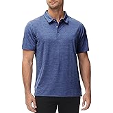 MIER Mens Polo Shirts Dry Fit Short Sleeve Performance Golf Shirt Moisture Wicking Athletic Casual Collared T-Shirt