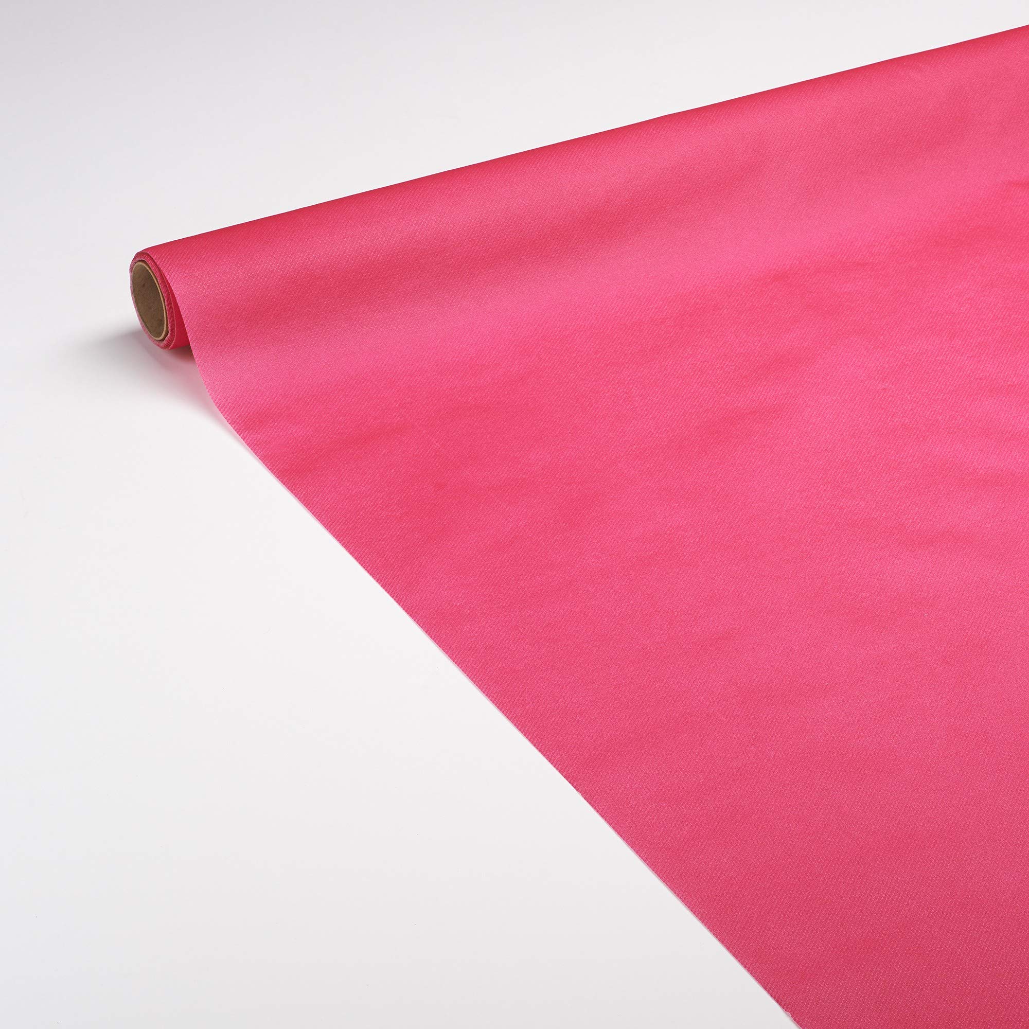 Le Nappage - Airlaid Paper Tablecloth Pink - FSC® Certified - Biodegradable and Compostable - Soft Touch - Pink Tablecloth in a Roll of 1.20 x 5 m