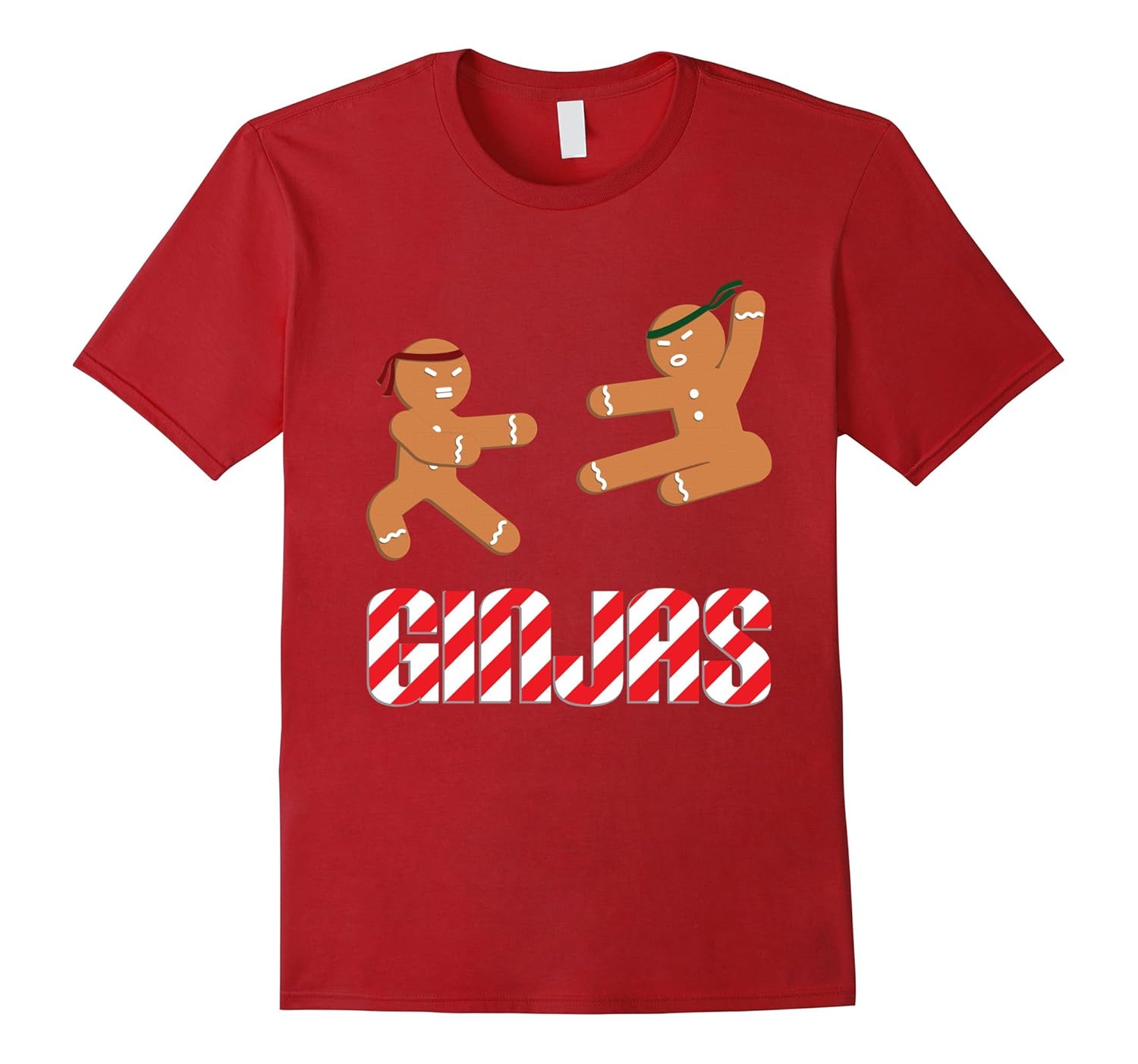 Ginjas Gingerbread Ninjas T-Shirt - Funny Christmas Shirt-ANZ