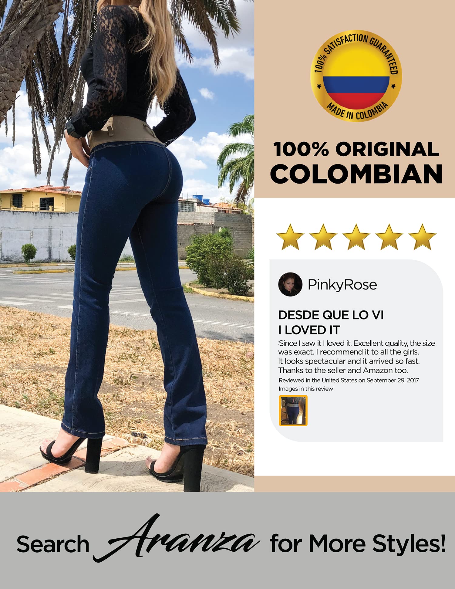 Pantalones Colombianos Levanta Cola 