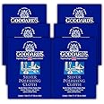 Goddard's Silver Polishing Cloth for Jewelry, Remove Tarnish on Plated or Sterling Silver, Gold, Antiques, and Leaves Tarnish Protection, 6 Cloths
