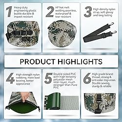 MARCHWAY Floating Waterproof Dry Bag Backpack