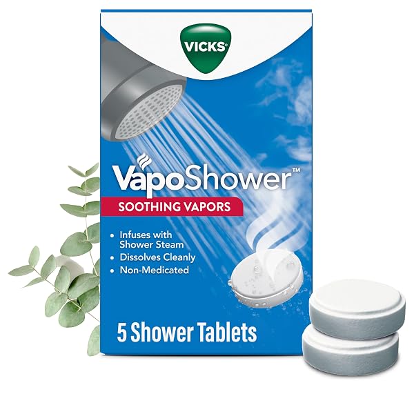 VICKS VAPOSHOWER, SHOWER TABLET, SHOWER BOMB, AROMATHERAPY VAPORS,...