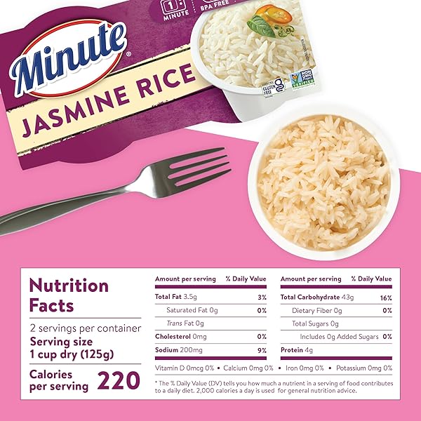 MINUTE READY TO SERVE JASMINE, 2-PACK, 8.8 OZ