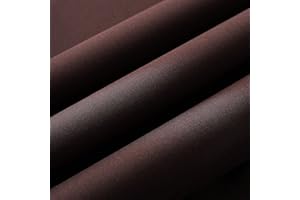 Wooqu Book Cloth, Fabric Surface and Paper Backed, Easy to Use, Strong, 17x29”, for Book Binding, Chocolate