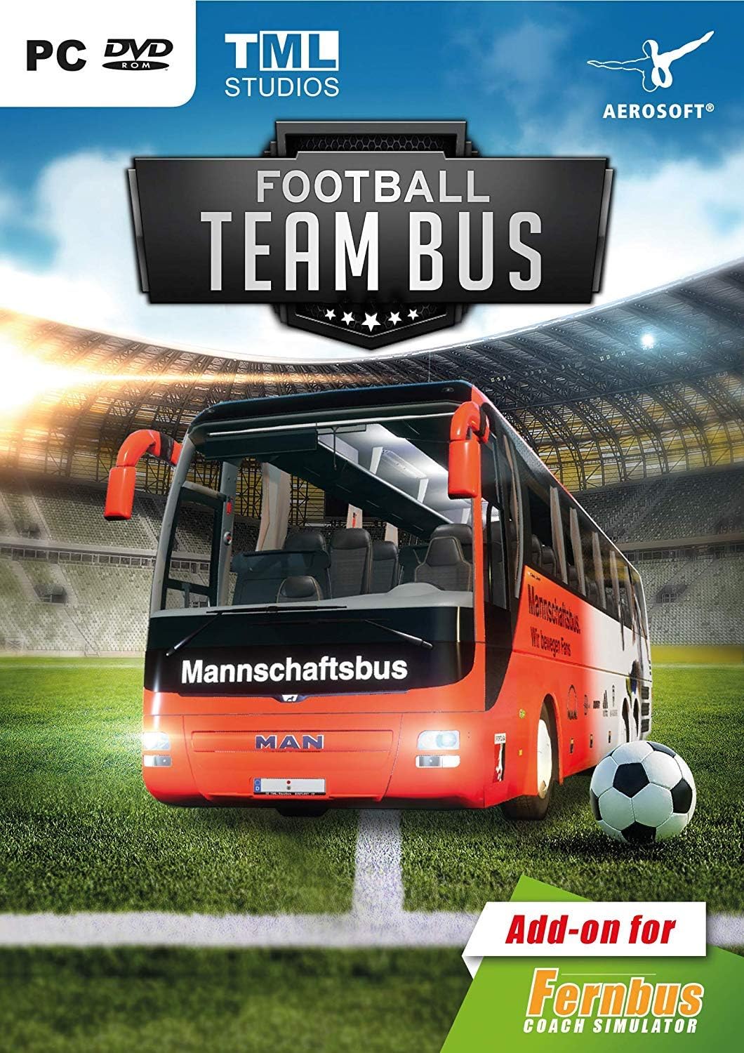 Amazon Football Team Bus Add On For Fernbus Coach Simulator Pc Dvd Pcゲーム ゲーム