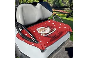 Brosoneto Golf Cart Seat Covers, Golf Cart Seat Blanket Towel, Travel Sports Golf Cart Seat Cover for 2-Person Seats Club Car, Golf Cart Accessories