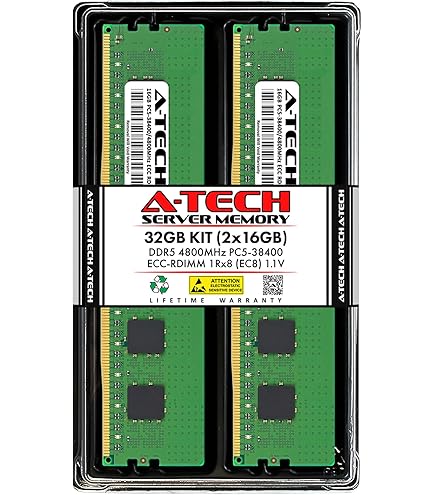 Samsung 16GB DDR5 4800MHz PC5-38400 ECC RDIMM 1Rx8 Single