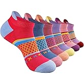 Eallco Womens Socks Ankle Athletic Socks Short Running Socks With Cushioned Sole 6 Pairs