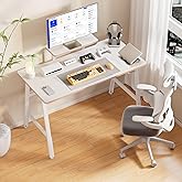 UPGRAVITY Height Adjustable Computer Desk - 47" Gaming Desk, Small Home Office Desk with Monitor Stand, Modern Simple Table S