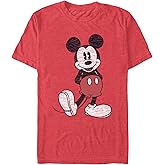Disney Men's Full Size Mickey Mouse Distressed Look T-Shirt