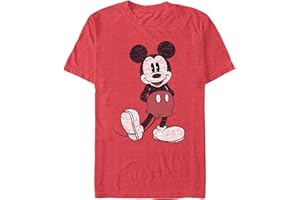 Disney Men's Full Size Mickey Mouse Distressed Look T-Shirt