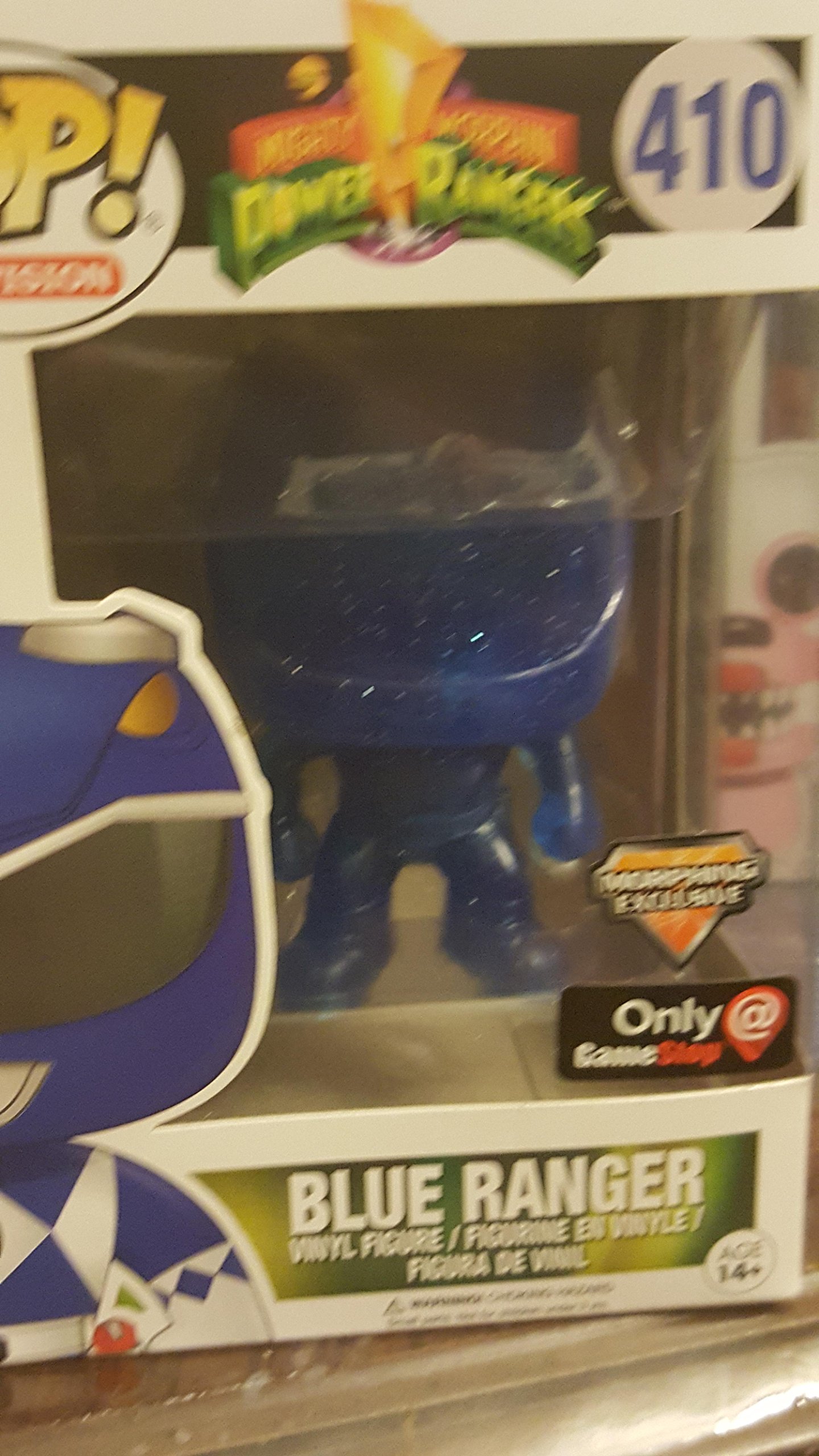 Power Rangers - Blue Ranger Morphing Clear Pop! Vinyl Funko