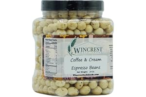WINCREST BULK FOODS Chocolate Espresso Beans - 1.5 Lb Tub (Coffee & Cream)