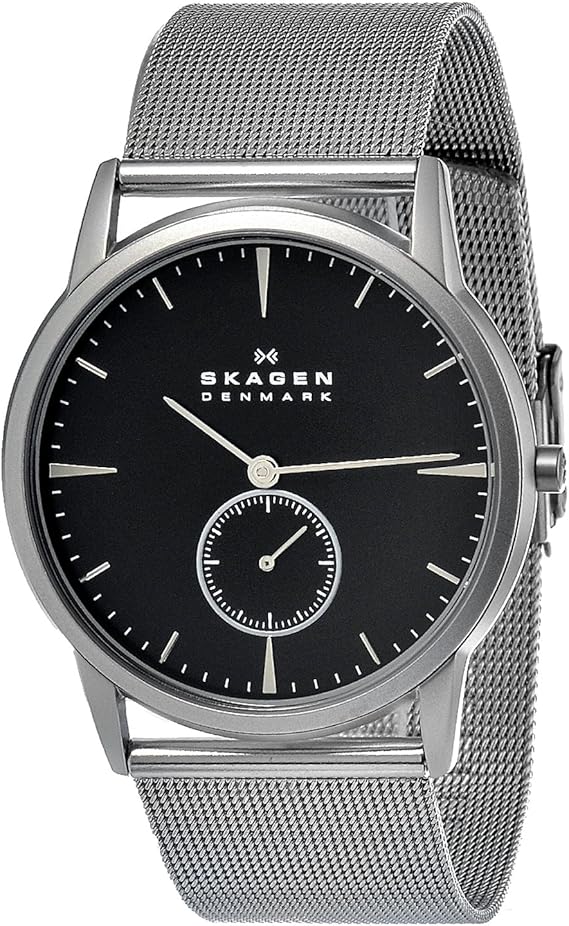 Skagen Denmark Stainless Steel Mesh Strap Mens Watch