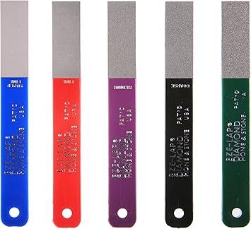 Eze Lap L Pak5 Set Sf F M C Xc Color Coded Diamond Hones Amazon Co Uk Diy Tools